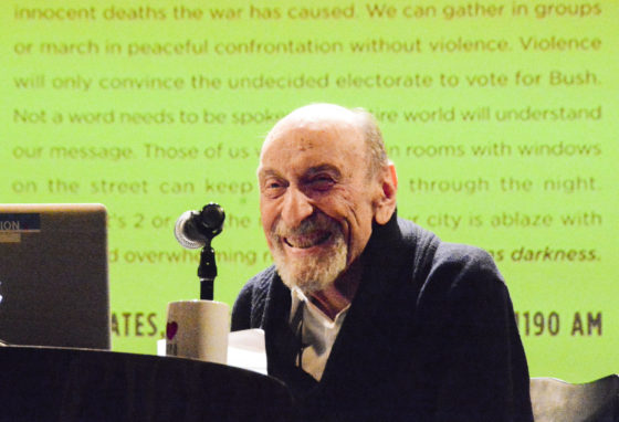 Milton Glaser Discusses "The Design of Dissent" in conversation with designer Steven Heller. The Cooper Union for the Advancement of Science and Art November 13, 2017